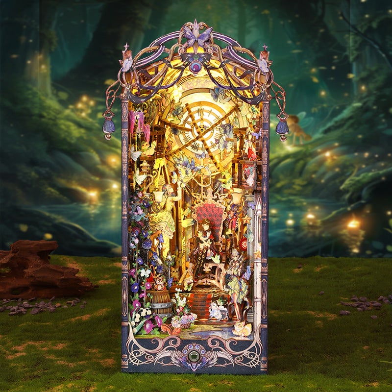 Diy Cottage Fairy Tale Elf Three-Dimensional Book Stand Model Hand-Assembled Creative Birthday Gift Decoration - Image 4